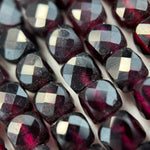 Garnet Square Beads image 3