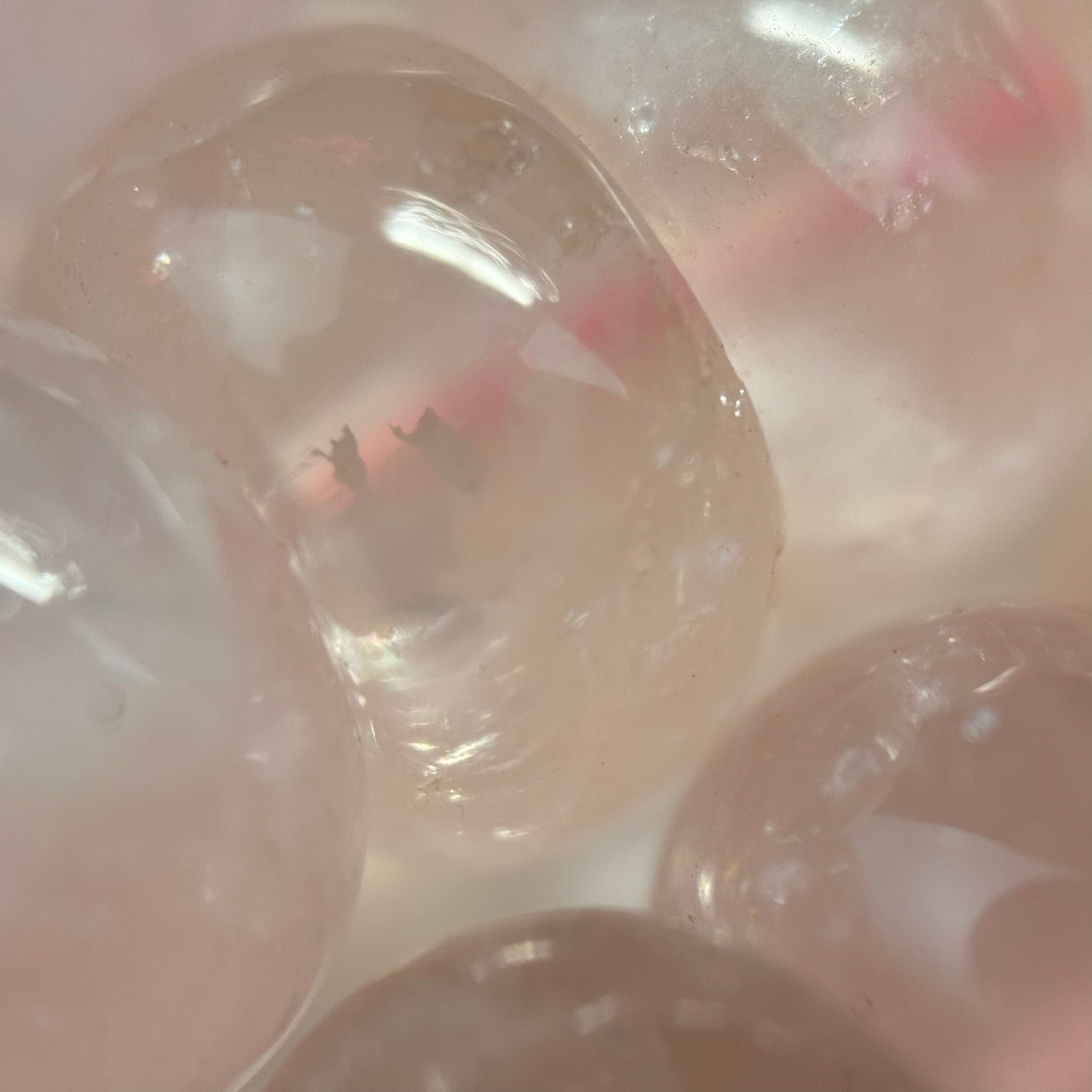 Rose Quartz Flat Rondelle Polished Beads image 4