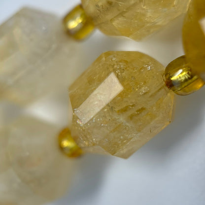 Citrine Dodecahedron Beads image 4