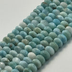 Larimar Faceted Rondelle Polished Beads (AAA Quality) image 3