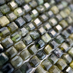 Green Tourmaline Square Beads image 4