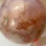 Green Sakura Agate Polished Round Beads image 3