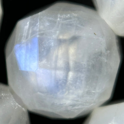 Rainbow Moonstone 6mm Facted Round Beads image 1