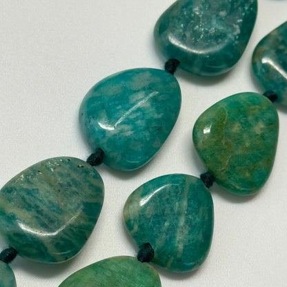 Brazilian Amazonite AAAA Freeform Gemstone Beads image 11