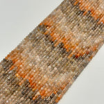 Moonstone Sunstone Faceted Round Beads image 4