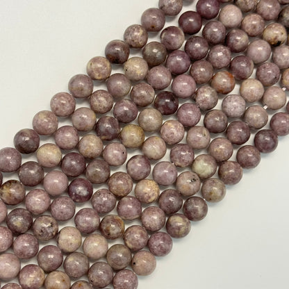 Lepidolite Polished Round Beads image 2