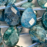 Apatite Faceted Pear Shape Beads image 6