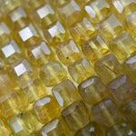 Golden Apatite Square Beads- A quality image 3