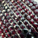 Garnet Square Beads image 5