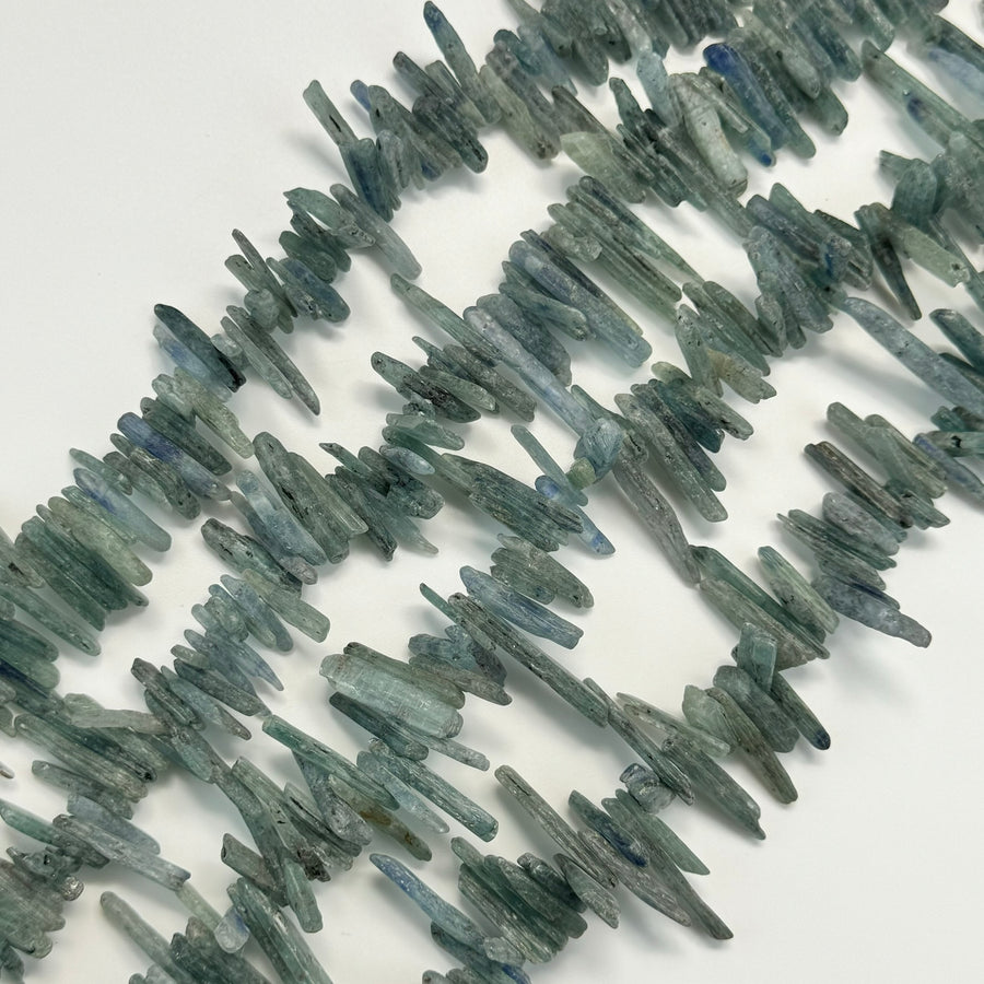 Natural Kyanite Blade Polished Beads image 0