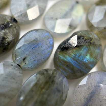 Labradorite Faceted Oval Beads (A) image 7