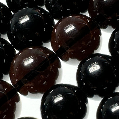 Morion Polished Round Beads image 1