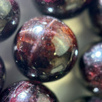 Pyrope Garnet with Star Polished  Round Beads image 7