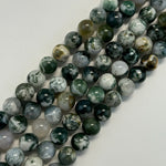 Tree Moss Agate Polished Round Beads image 8