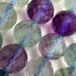 Fluorite Faceted Round Beads image 1