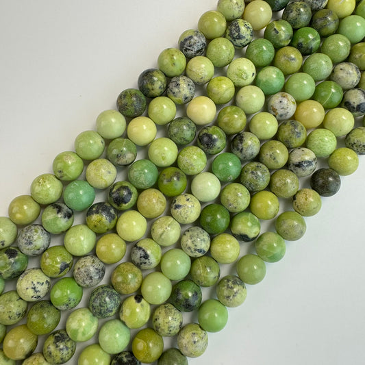 Asian Chrysoprase Polished Round Beads image 0