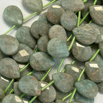 Brazilian Amazonite AAAA Faceted Pear Shape Gemstone Beads image 6