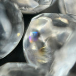 Faceted Clear Quartz Rondelle Beads image 1