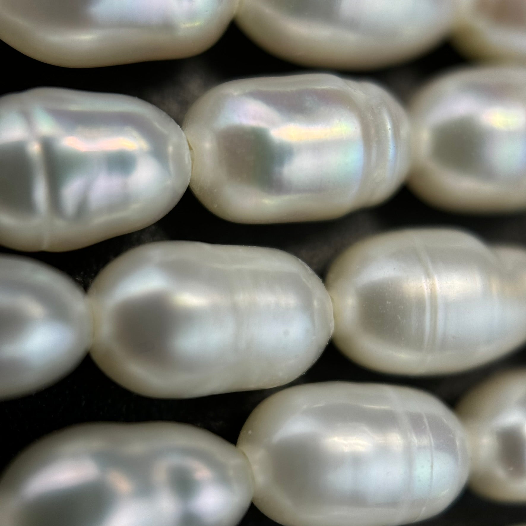 White Pearl  7.5mm×4.5mm - Perfect for Jewellery Crafting image 4
