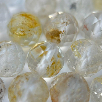 Topaz Faceted Round Beads image 1