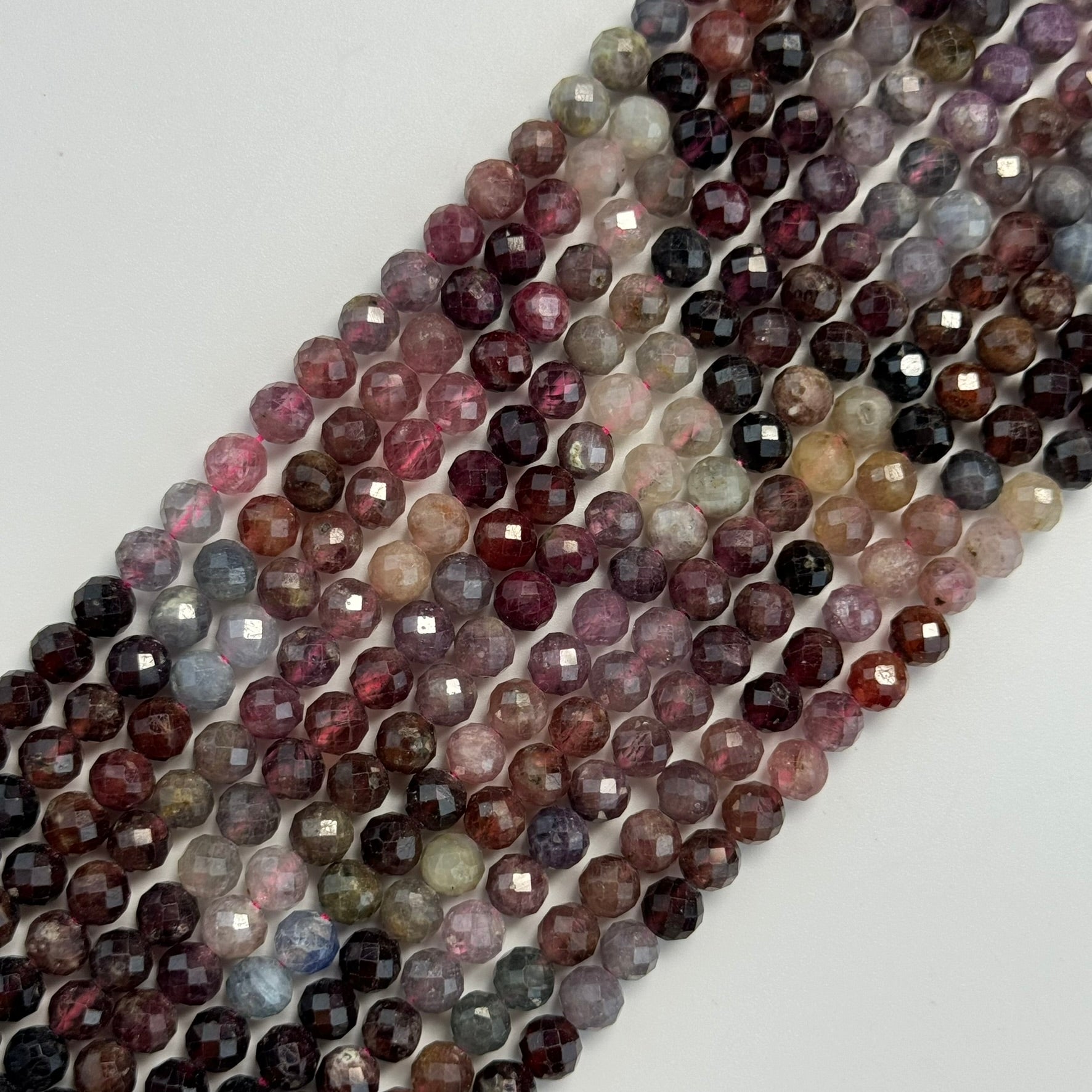 Spinel Faceted Round Beads image 2