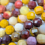 Mookaite Faceted Round Beads image 4