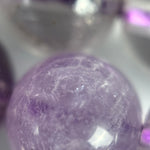 Amethyst +Plus Polished 8mm Round Beads image 3