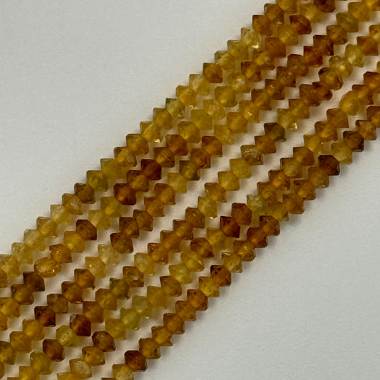 Yellow Tourmaline Space Ship Beads image 0