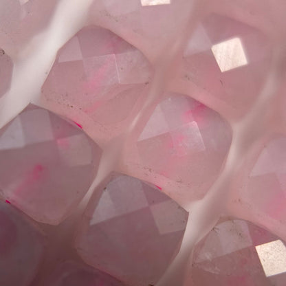 Rose Quartz Square Beads image 2