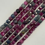 Ruby Sapphire Square Beads image 3