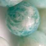 Smooth Green Amazonite AAA Polished Round Gemstone Beads image 2