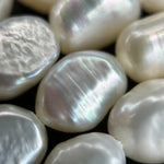 AA White Potato Pearl  8x6mm image 1