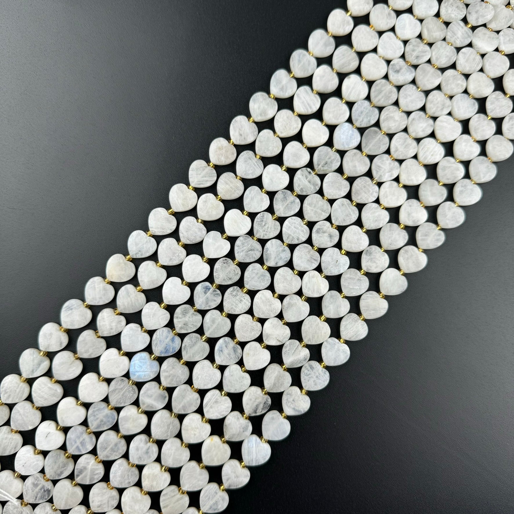 Rainbow Moonstone Faceted Heart 12ÃƒÆ’Ã†â€™Ãƒâ€ Ã¢â‚¬â„¢ÃƒÆ’Ã‚Â¢ÃƒÂ¢Ã¢â‚¬Å¡Ã‚Â¬ÃƒÂ¢Ã¢â€šÂ¬Ã‚Â12 mm Beads image 8