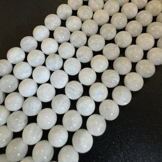 Rainbow Moonstone Polished Round Beads image 0