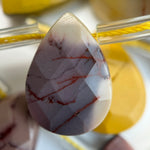 Mookaite Faceted Pear Shape Beads image 7