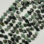Emerald Pear Shape Side Drill Beads image 4