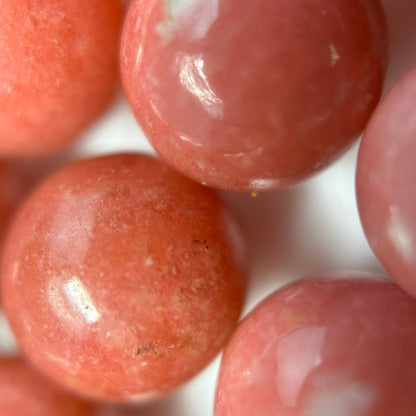 Thulite Polished  Round Beads image 4
