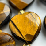 Tiger's Eye Faceted Heart 12ÃƒÆ’Ã†â€™Ãƒâ€ Ã¢â‚¬â„¢ÃƒÆ’Ã‚Â¢ÃƒÂ¢Ã¢â‚¬Å¡Ã‚Â¬ÃƒÂ¢Ã¢â€šÂ¬Ã‚Â12 mm Beads image 2