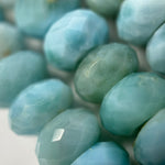 Larimar Faceted Rondelle Polished Beads (AAA Quality) image 4