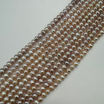 Assorted Color Pearl  6.5x7.5mm (Gray, Peach, Pink and White) image 4