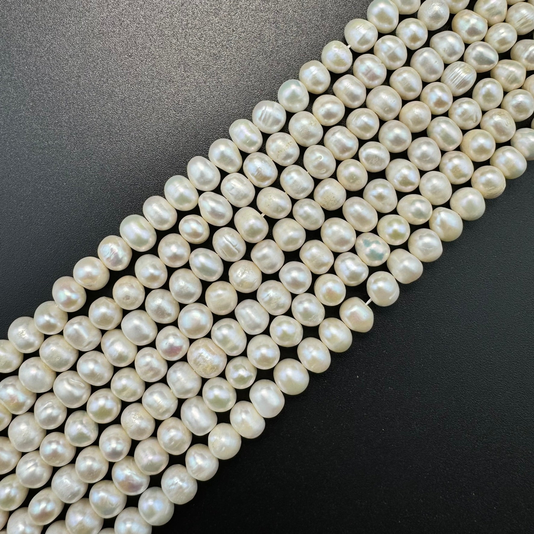 Pearl  8.5x7.5mm - High-Quality Jewellery Making Supplies image 3