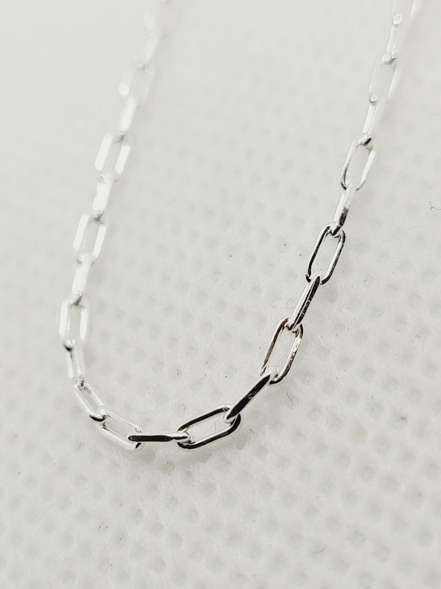 18ÃƒÆ’Ã†â€™Ãƒâ€šÃ‚Â¢ÃƒÆ’Ã‚Â¢ÃƒÂ¢Ã¢â€šÂ¬Ã…Â¡Ãƒâ€šÃ‚Â¬ÃƒÆ’Ã¢â‚¬Å¡Ãƒâ€šÃ‚Â Rectangular Cable Chain | 925 Sterling Silver image 0