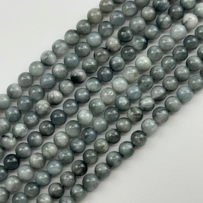 Hawk's Eye Polished  Round Beads image 2