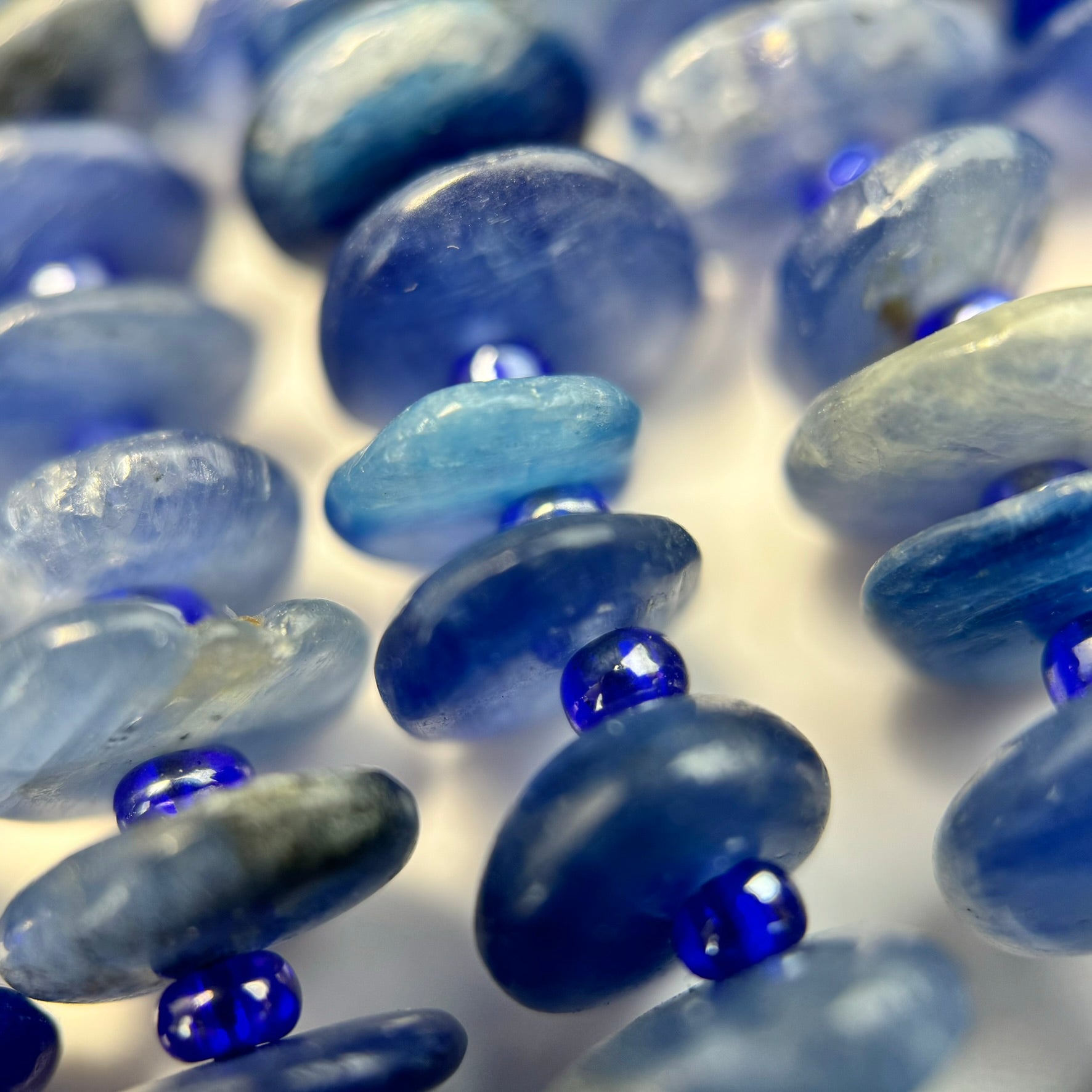 Dyed Kyanite Polished Blade Beads image 3