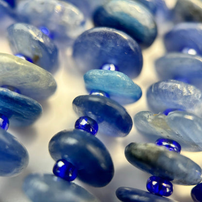 Dyed Kyanite Polished Blade Beads image 3