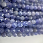 Tanzanite Faceted Round Beads - AA Quality image 1