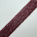 Rhodolite Grape Garnet Faceted Round Beads (15 ÃƒÆ’Ã†â€™ÃƒÂ¢Ã¢â€šÂ¬Ã…Â¡ÃƒÆ’Ã¢â‚¬Å¡Ãƒâ€šÃ‚Â¾ inches = 40 cm) image 5