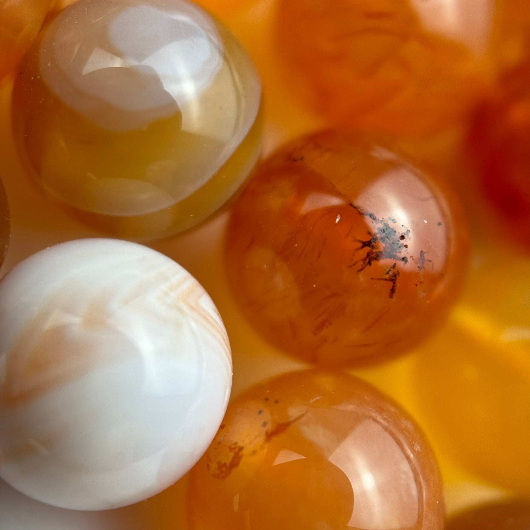 Carnelian Polished Round Beads image 3