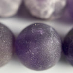Amethyst Frosted Round Beads image 8