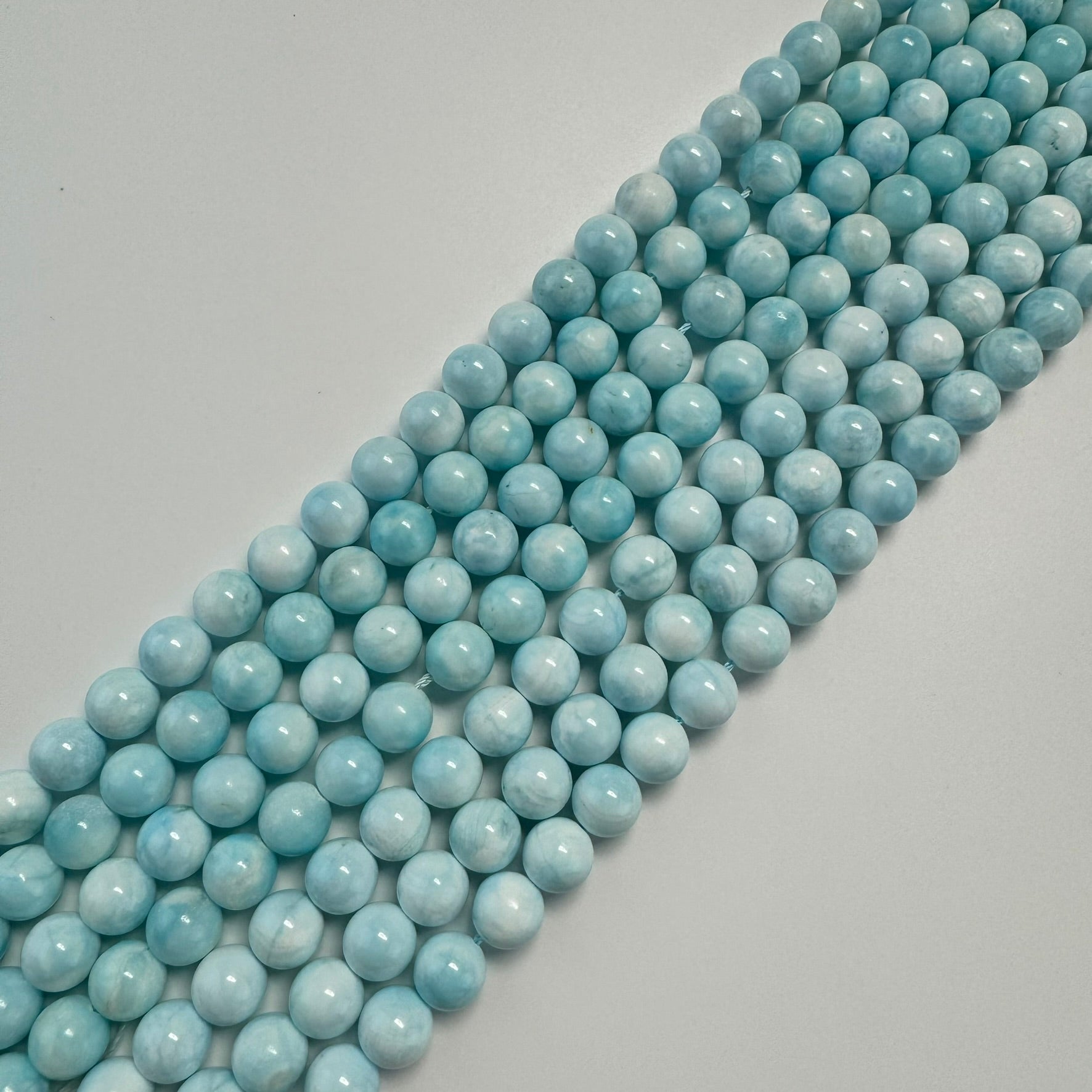 Hemimorphite Polished Round Beads image 5